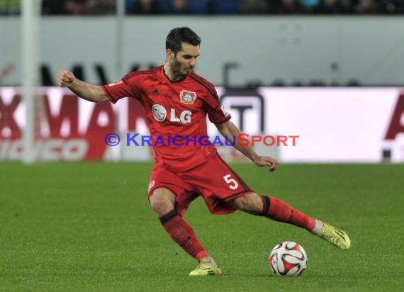 1. Fußball Bundesliga TSG 1899 Hoffenheim - Bayer Leverkusen in der Wirsol Rhein Neckar Arena Sinsheim 17.12.2014  (© Fotostand / Loerz)