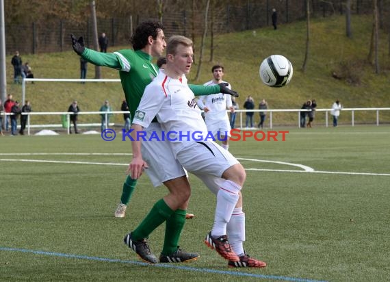 VfB Eppingen gegen SG 05 Wiesenbach 28.02.2015 Landesliga Rhein Neckar  (© Siegfried)