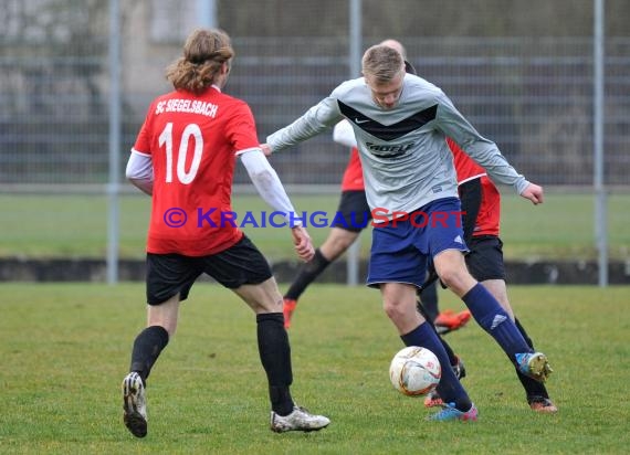 Kreisklasse A Sinsheim - SV Hilsbach vs SC Siegelsbach 09.03.2016 (© Siegfried)