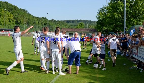 TSV Kürnbach gegen DJK Edingen/Neckarhausen Relegation Landesliga09.06.2014 in Waibstadt (© Siegfried)