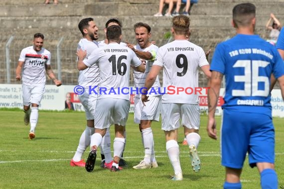 BFV Rothaus Pokal  2021/22 VfB Eppingen vs TSG 1862/09 Weinheim (© Siegfried Lörz)