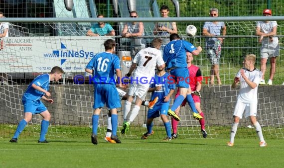 TSV Kürnbach gegen DJK Edingen/Neckarhausen Relegation Landesliga09.06.2014 in Waibstadt (© Siegfried)