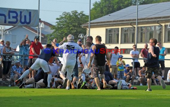 TSV Kürnbach gegen DJK Edingen/Neckarhausen Relegation Landesliga09.06.2014 in Waibstadt (© Siegfried)