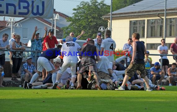 TSV Kürnbach gegen DJK Edingen/Neckarhausen Relegation Landesliga09.06.2014 in Waibstadt (© Siegfried)