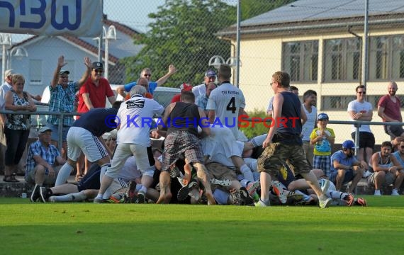 TSV Kürnbach gegen DJK Edingen/Neckarhausen Relegation Landesliga09.06.2014 in Waibstadt (© Siegfried)