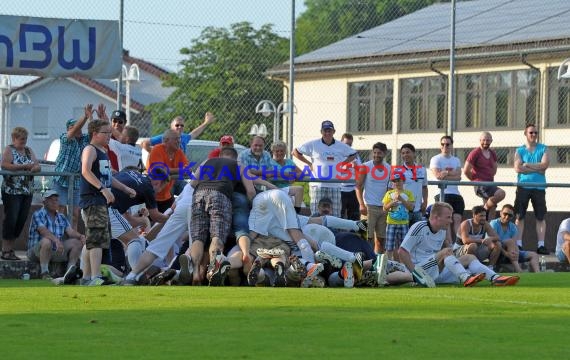 TSV Kürnbach gegen DJK Edingen/Neckarhausen Relegation Landesliga09.06.2014 in Waibstadt (© Siegfried)