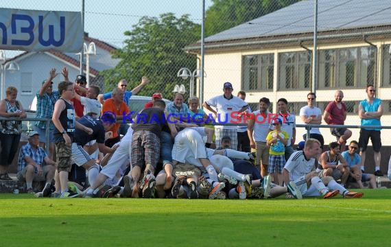 TSV Kürnbach gegen DJK Edingen/Neckarhausen Relegation Landesliga09.06.2014 in Waibstadt (© Siegfried)