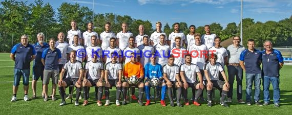 Mannschaftsfoto Saison 2019/20 Fussball Sinsheim - TSV Angelbachtal (© Kraichgausport / Loerz)